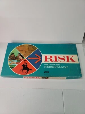 Vintage Risk Parker Brothers Continental Board Game 1968 Clean *COMPLETE*  - Image 1 of 4