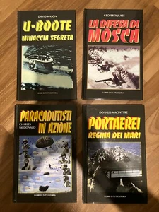 LOTTO 4 LIBRI ALBERTELLI TUTTOSTORIA U-BOOTE DIFESA MOSCA PARACADUTISTI PORTAERE - Imagen 1 de 1