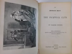 1847 The Posthumous Papers of The Pickwick Club, Charles Dickens, Chapman & Hall - Imagen 1 de 12