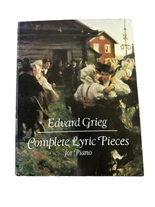 Edvard Grieg COMPLETE LYRIC PIECES FOR PIANO SHEET MUSIC Instruction - Imagen 1 de 2
