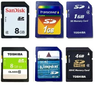 SD 2GB SD Card TOSHIBA 8GB SDHC C10 Standard Secure Generic for Digital Cameras - Image 1 of 4