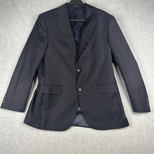 Daniel Cremieux Blazer 40R Loro Piana Sports Coat Jacket Pinstripe Dark Blue - Picture 1 of 11