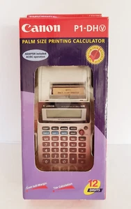 Canon Palm Printer P1-DH Business Calculator 12 Digit Portable New In Box - Picture 1 of 11