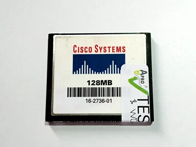 CISCO COMPACT FLASH 128MB 16-2736-01 16-2736-02 CF CARD - Image 1 of 4