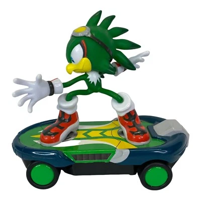 Boneco de skate SEGA Sonic Hedgehog Free Riders Jet The Hawk RC sem controle remoto - Imagem 1 de 4