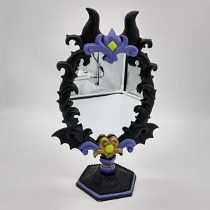 Disney Villains Maleficent Black Desk Top Pedestal Makeup Mirror Sleeping Beauty - Picture 1 of 8