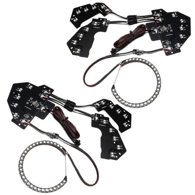 For 2018-2022 Ford Mustang Dynamic Colorshift DRL Upgrade w/ Halo Kit-NEW-BLUETO - Image 1 of 4