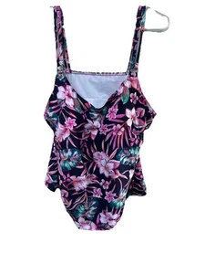 NEU Croft & Barrow Tankini Badeanzug Oberteil Brustvergrößerer Größe 3X lila bunt - Bild 1 von 12