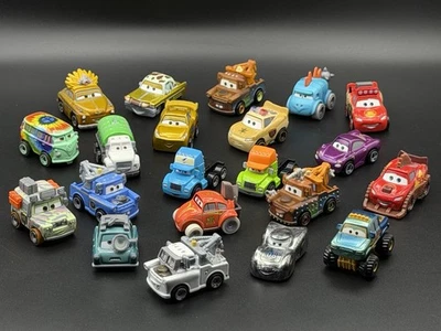 Disney Pixar Cars Lot Of 21 Mini Racers Cars New Loose ,open For Display (Read ) - Image 1 of 4
