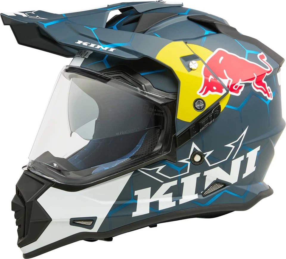 Casco Kini Red Bull ADV 1.0 - Aventura Doble Deporte Enduro Dirt Bike Off-Road MX Foto 1 de 1