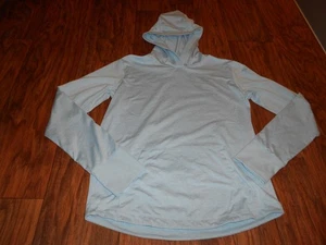 Athleta Girl girls shirt size L large 12 hood MINT cond Uptempo Hooded Top - Picture 1 of 6