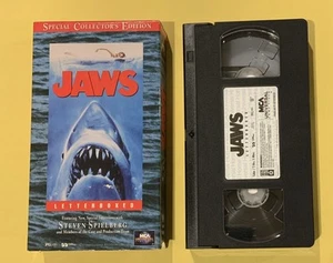 Jaws Letterboxed Special Collector’s Edition VHS Tape Tested - Picture 1 of 9