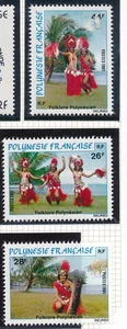 Briefmarke Polynesien 165/167 ** postfrisch ohne Scharnier - Bild 1 von 1