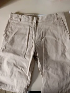 IZOD Adjustable Waist Size 12 Regular Khaki Shorts Women NWT - Picture 1 of 10