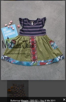 Matilda Jane You & Me Buttercup Maggie Dress Girls Size 12 EUC LN Back 2 School - Image 1 of 4