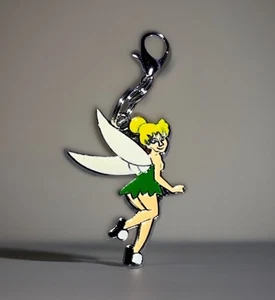 Tirador de cremallera y llavero plateado Disney Tinker Bell ¡Clip adicional!! - Imagen 1 de 17