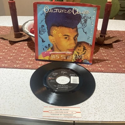 Culture Club - Miss Me Blind (1984) Vinyl LP • Colour by Numbers, Boy George - Image 1 of 2