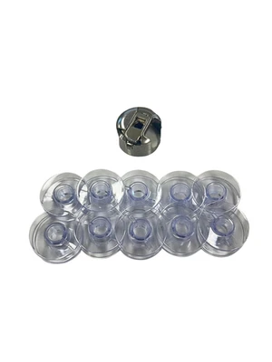 1X Bobbin Case & 10X Plastic Bobbin For SINGER -206, 206K, 206W, 306W, 319, 319K - Image 1 of 4