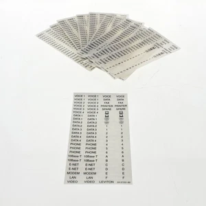 10pk Leviton 41080-LEB San #900 Data Code 9E29F0 Labels Set for Data Phone Voice - Picture 1 of 4