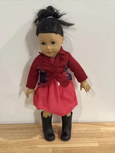 American Girl Doll Blue Eyes Dark Brown Hair - Photo 1 sur 6