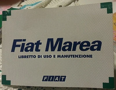 Libretto uso e manutenzione Fiat Marea - Immagine 1 di 2