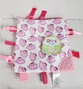 Ghost Crinkle Me Baby Toy Pink With Teether (LGT) - Picture 1 of 4