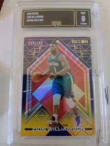 2021-2022 Panini Recon Holo Red Zion Williamson #SP 98/199 GMA 9 Mint #78 serial - Picture 1 of 2