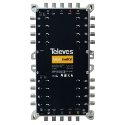 Televes MS516C NevoSwitch Multischalter 5 Eingänge Terrestrisch schwarz - Bild 1 von 2