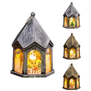 1pc Christmas Lanterns Indoor Winter Vintage Ornaments For Indoor And Outdoor - Picture 1 of 16