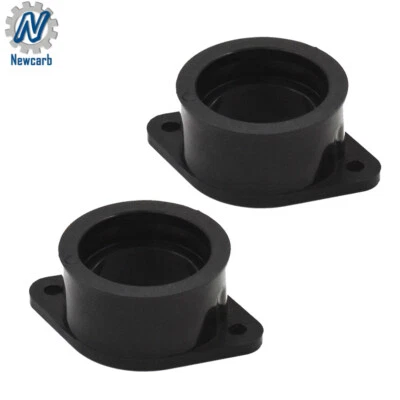 2 x Coletor de Entrada Boot Carb Isolador Para Kawasaki KZ440 440 LTD BELT STREET - Imagem 1 de 4