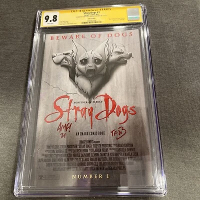 Stray Dogs #1 CGC 9.8 Signed Fleecs & Forstner “Dracula Homage” 5th printing - Image 1 of 4