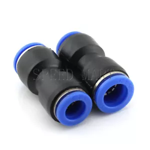 1 Pz Raccordo Accoppiatore Connettore Sgancio Rapido Tubo Pneumatico Aria 12mm a 10mm - Foto 1 di 4