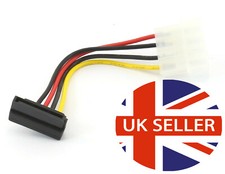 Molex to RIGHT ANGLE SATA INTERNAL Hard Drive Power CABLE ADAPTER