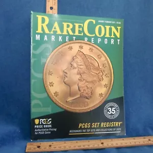 RARE COIN Market Report Magazine Jan/Feb2021 Pro Coin Grading Price Guide GUC - Foto 1 di 4