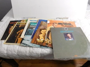 LOT OF 8 HANK SNOW  - VINTAGE COUNTRY  33 RPM LPS - Picture 1 of 17