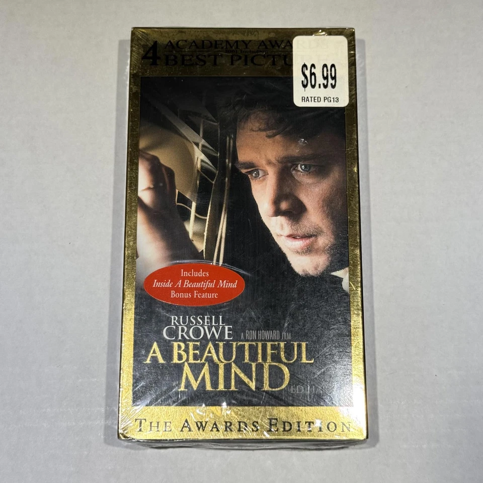 A Beautiful Mind VHS 2002 Awards Edition New Sealed - Image 1 of 4