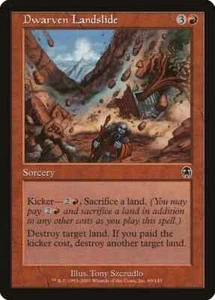 DWARVEN LANDSLIDE X 4 E/X+ APOCALYPSE MAGIC THE GATHERING - Picture 1 of 1