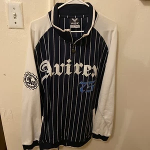 Navy Blue & White AViREX Size XXL - Picture 1 of 7