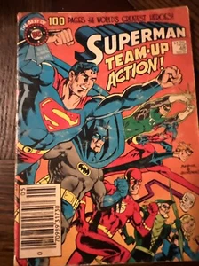 BEST OF DC BLUE RIBBON DIGEST #48, SUPERMAN TEAM-UP ACTION, 1983 Vintage - Bild 1 von 2