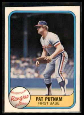 1981 Fleer  Pat Putnam  #630 Texas Rangers - Image 1 of 2