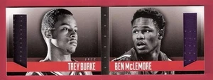 TREY BURKE & BEN MCLEMORE ROOKIE JERSEY CARD 2013-14 PREFERRED UTAH JAZZ KINGS - Picture 1 of 2