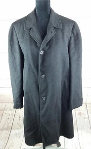 Vintage Rock-Knit Coat Methven Collection Wool Overcoat L USA Union Made 80 - Picture 1 of 4