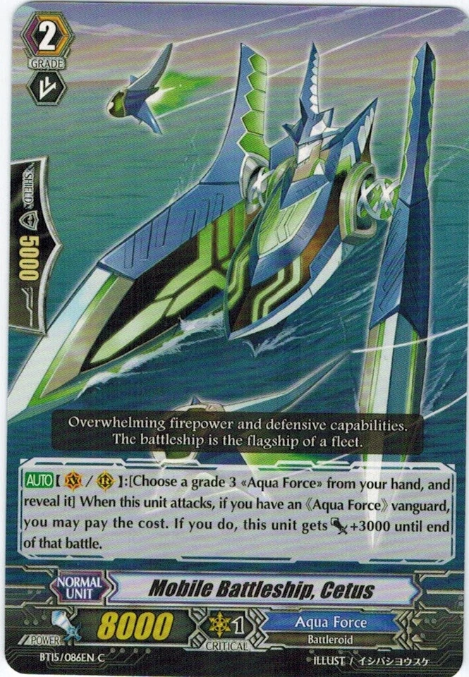 4 x Mobile Battleship, Cetus - BT15/086EN - C Near Mint / Mint, English - Image 1 of 1