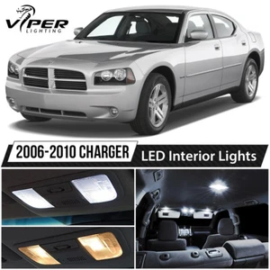Kit de equipamiento de luces interiores LED blancas Dodge Charger 2006-2010 - Imagen 1 de 8