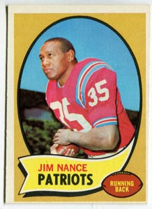 1970 Topps #60 Jim Nance Boston Patriots - Picture 1 of 2