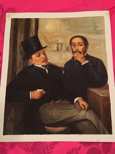 Self Portraits With Evariste Degas Oil painting reproduction unframed freeship - Picture 1 of 2