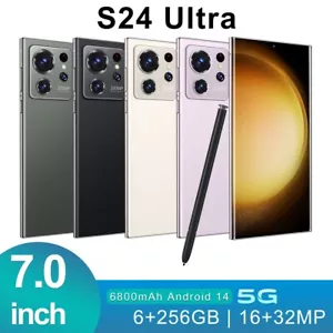 New S24 Ultra Unlocked 6+256GB Smartphone Android 14 6800mAh Dual SIM 5G Mobile - Picture 1 of 27