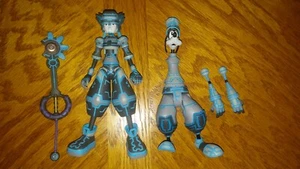Diamond Select Kingdom Hearts Sora and Goofy (Tron-style) loose  - Picture 1 of 8