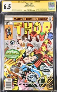 THOR #271 - 5/78 - CGC SIGNATURE SERIES - SIGNED BY GLYNIS OLIVER - CGC 6.5 - Picture 1 of 2