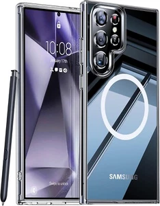 FALATONG MagSafe Case for Galaxy S24 Ultra. Clear - Picture 1 of 7